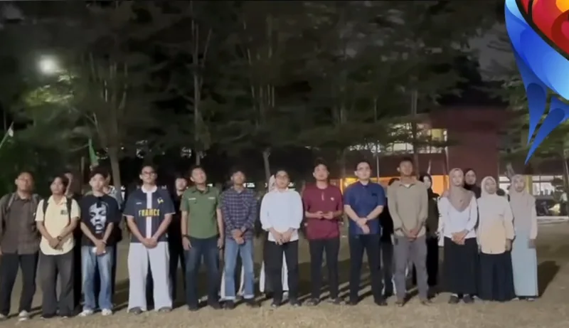 Tangkapan Kayar Unggahan @bem_unila seruan Aksi